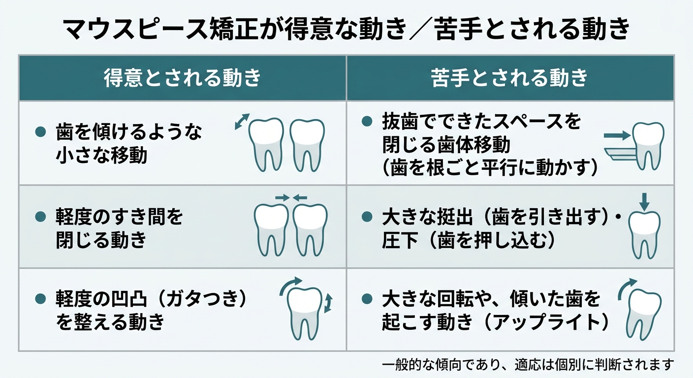 「なぜできないのか」を歯の動きから理解する